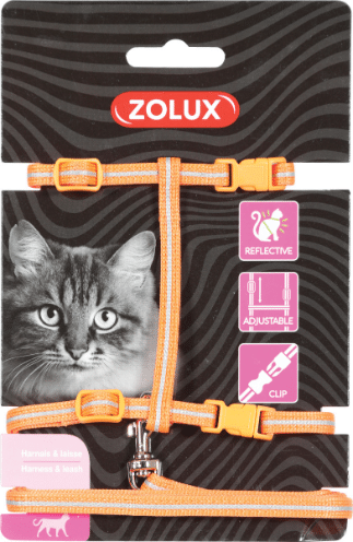 ZOLUX - Kit Arnês Gato Laranja