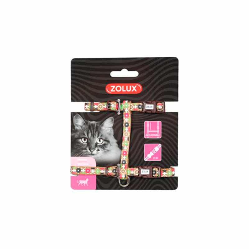 ZOLUX - Arnês Nylon Regulável Chocolate