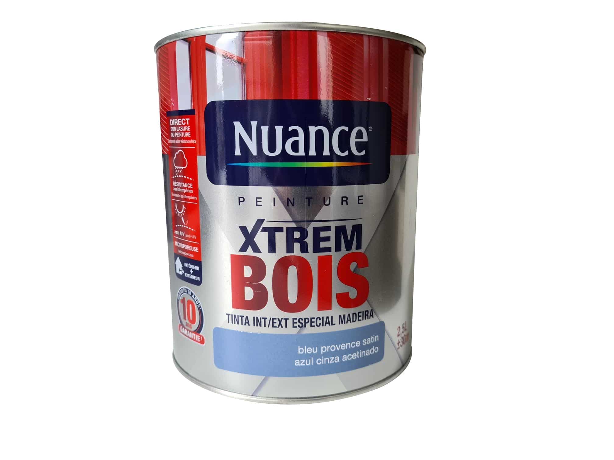 NUANCE - Tinta Madeira Azul Cinza Acetinada 2.5L