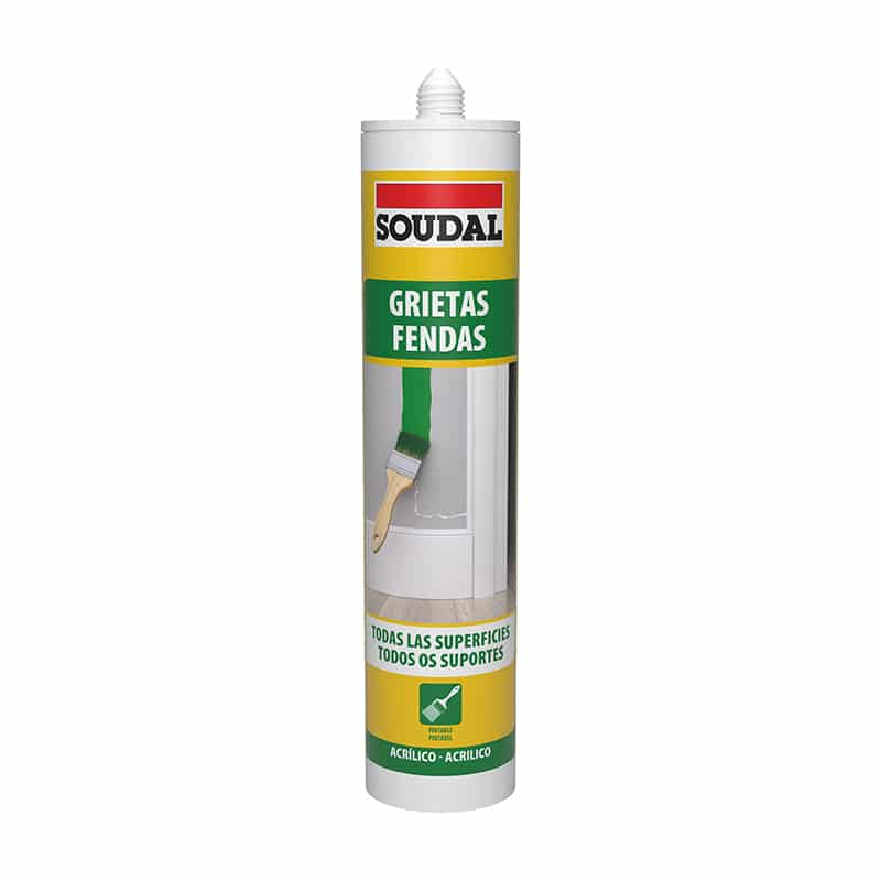 SOUDAL - Fendas Acrílico Cinza 300Ml