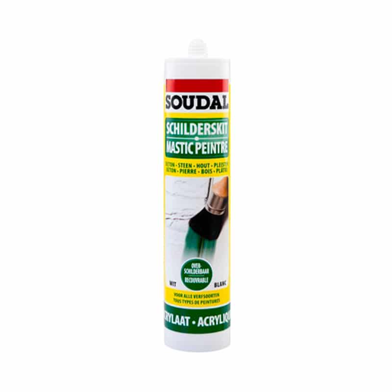 SOUDAL - Massa Acrílica Fendas Cinza 300Ml