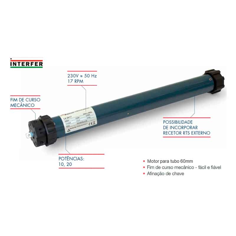 INTERFER - Motor Estores para Interruptor 20N