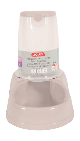 ZOLUX - Dispensador Comida Anti Derrapante 1,5Kg Beije