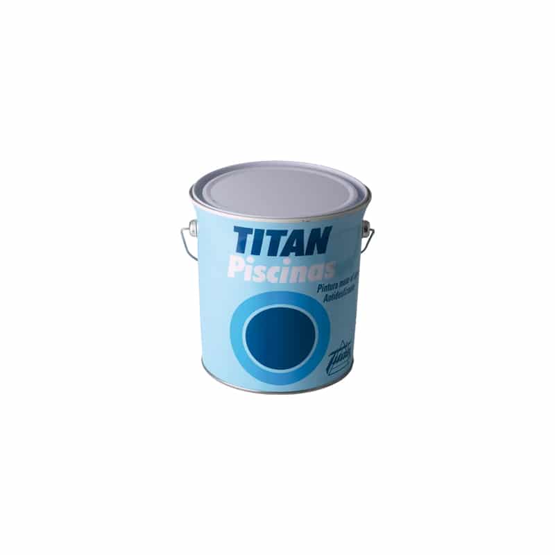 TITAN - Tinta Piscina Base Aquosa Mate Azul 4L