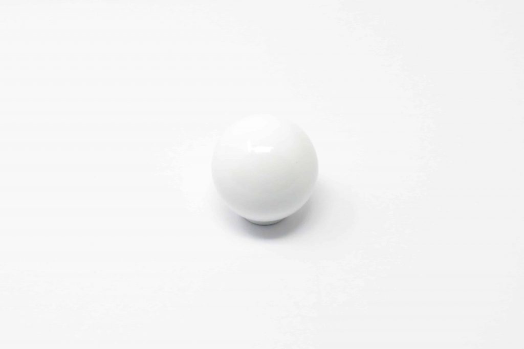 INTERFER - Puxador Bola 33Mm Poliéster Branco