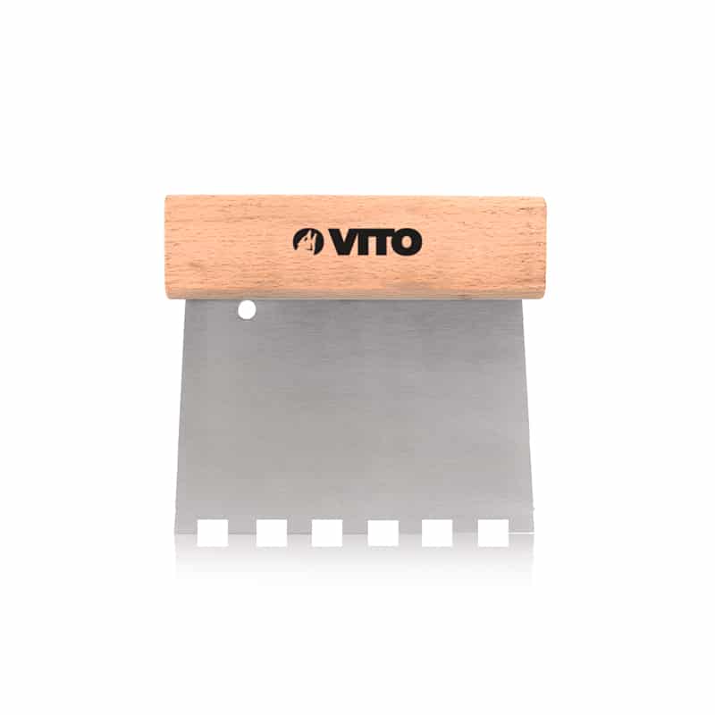 VITO - Espátula Dentada 8X8MM 180MM