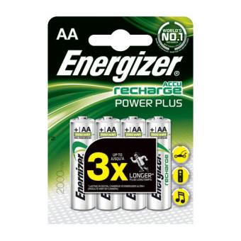 ENERGIZER - Pilha Recarregável Power Plus AA 2000 BL4