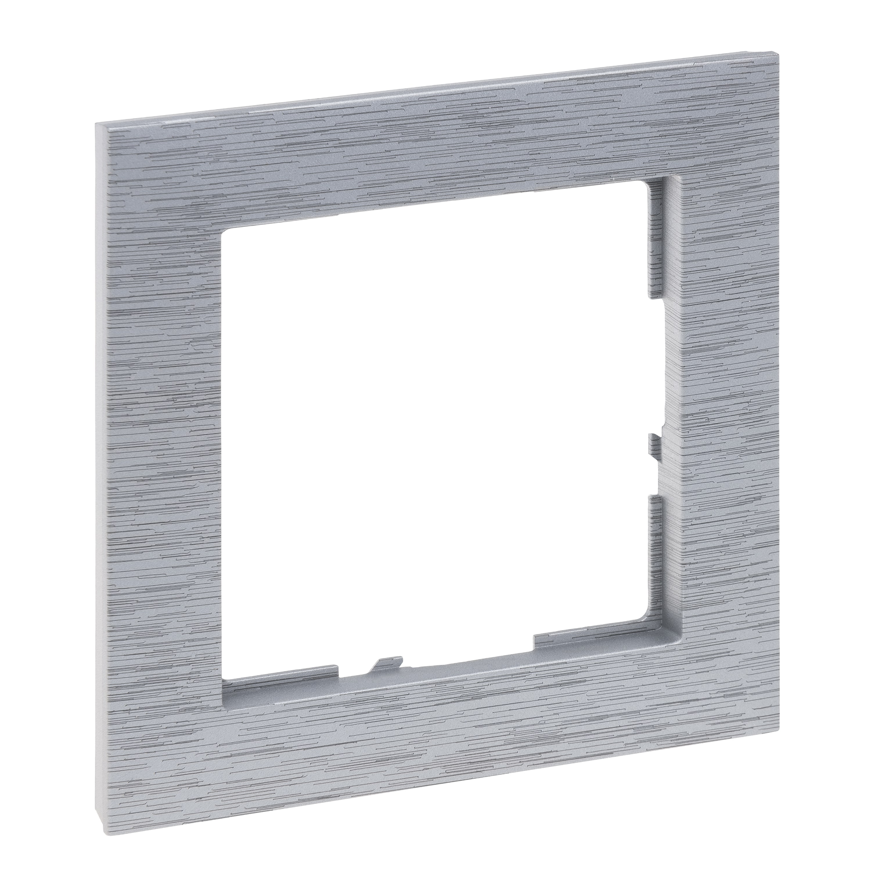 LEGRAND - New Suno Quadro 1P Alumínio Escovado