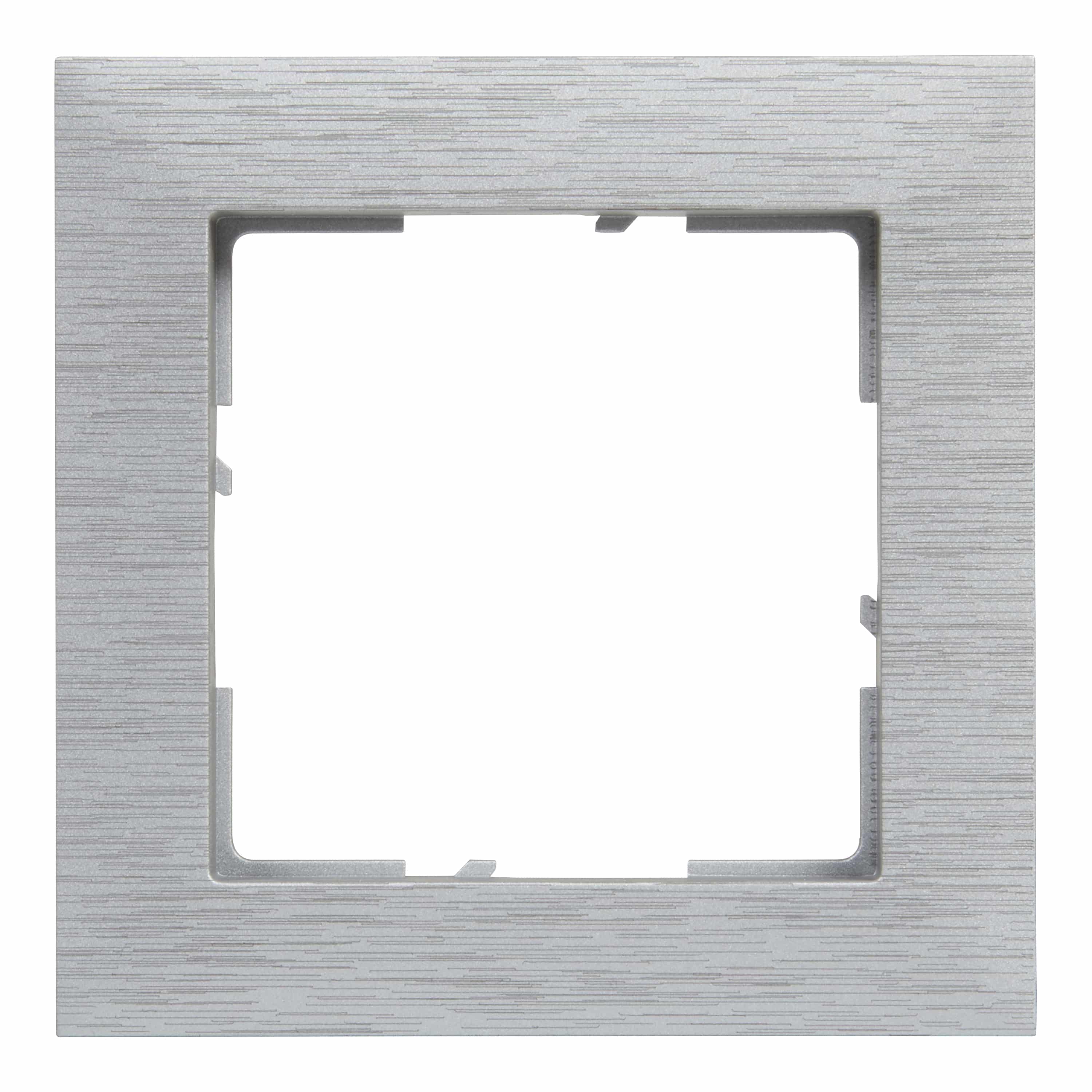 LEGRAND - New Suno Quadro 1P Alumínio Escovado
