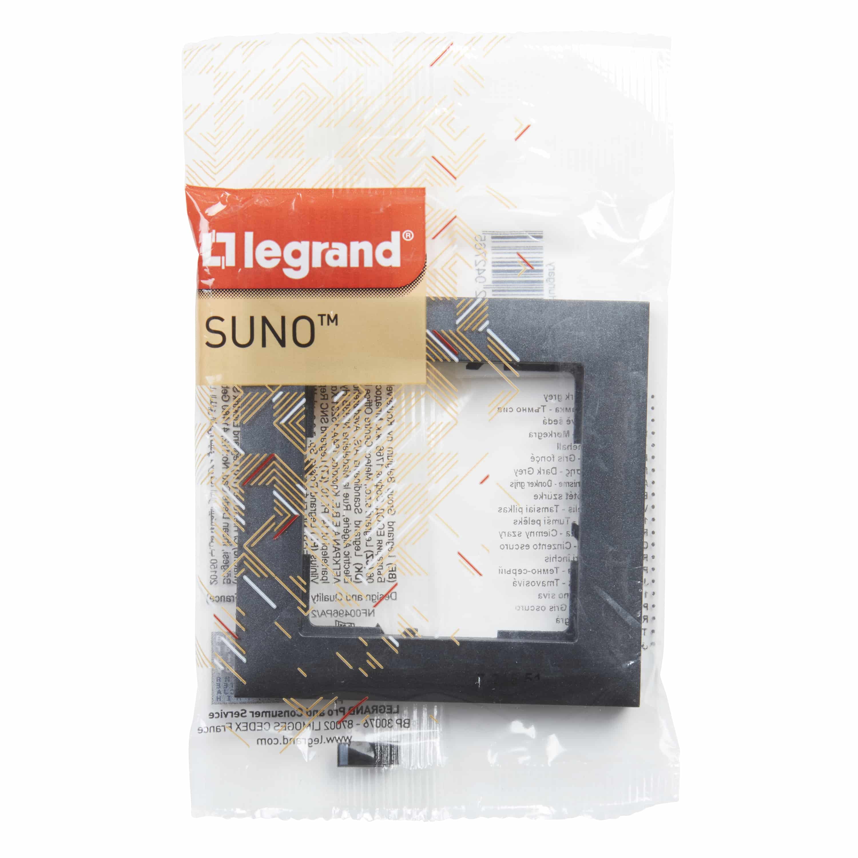 LEGRAND - New Suno Quadro 1P Cinzento