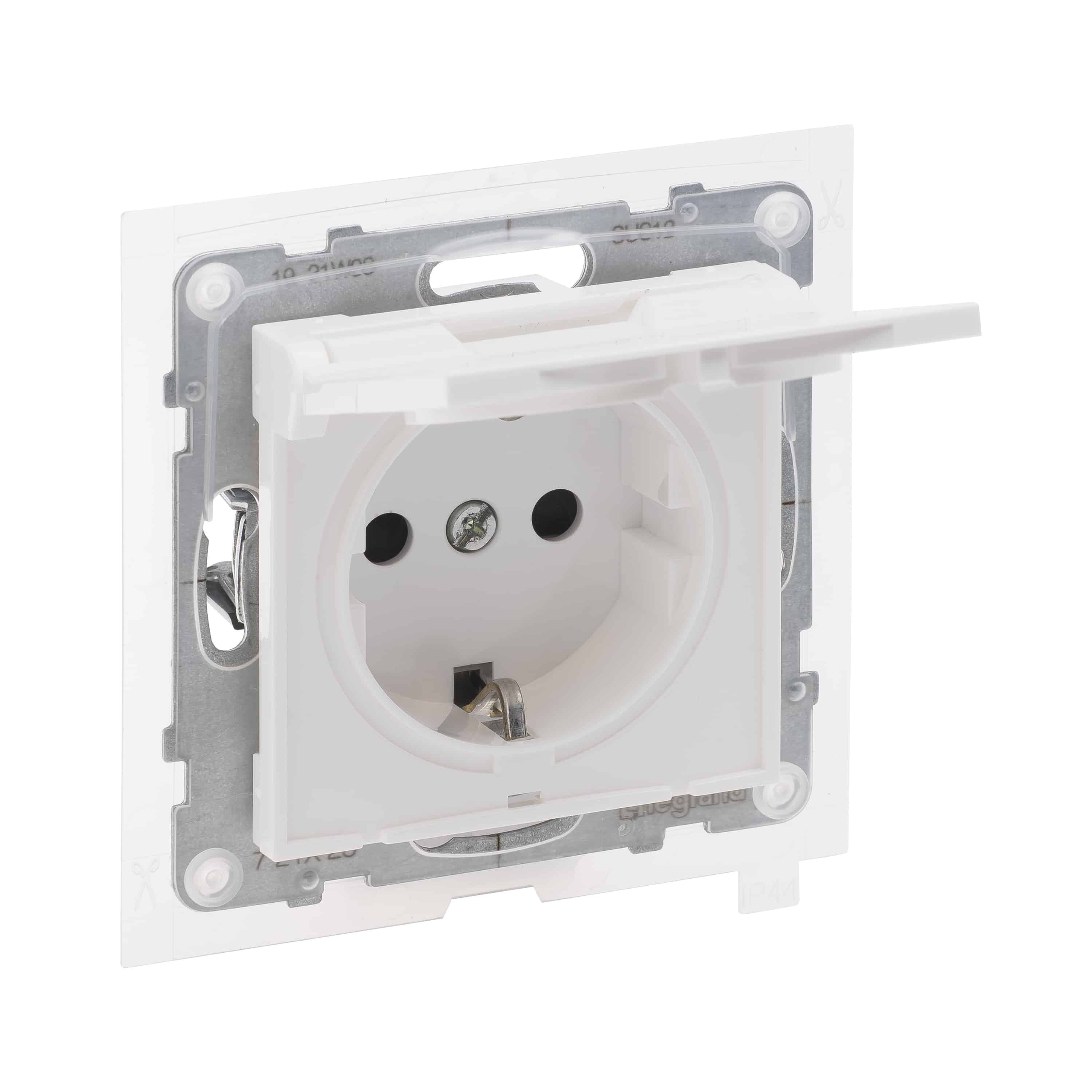LEGRAND - New Suno 2P+T Schuko Ip44 Branco