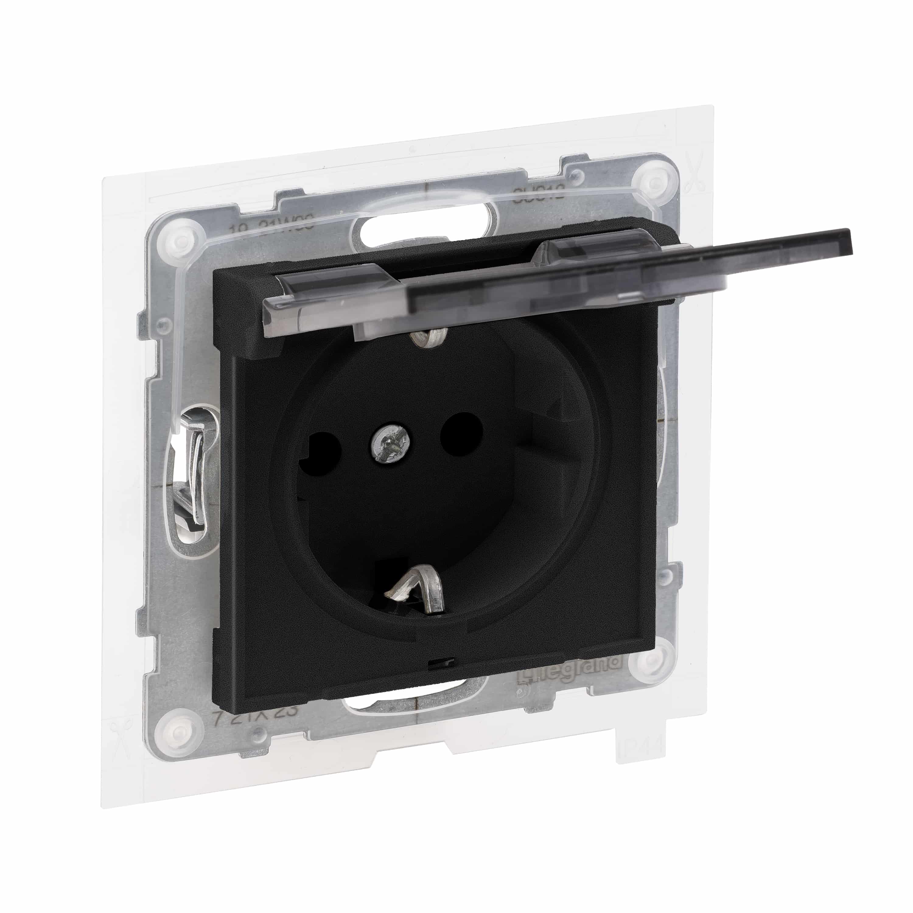 LEGRAND - New Suno 2P+T Schuko Ip44 Preto