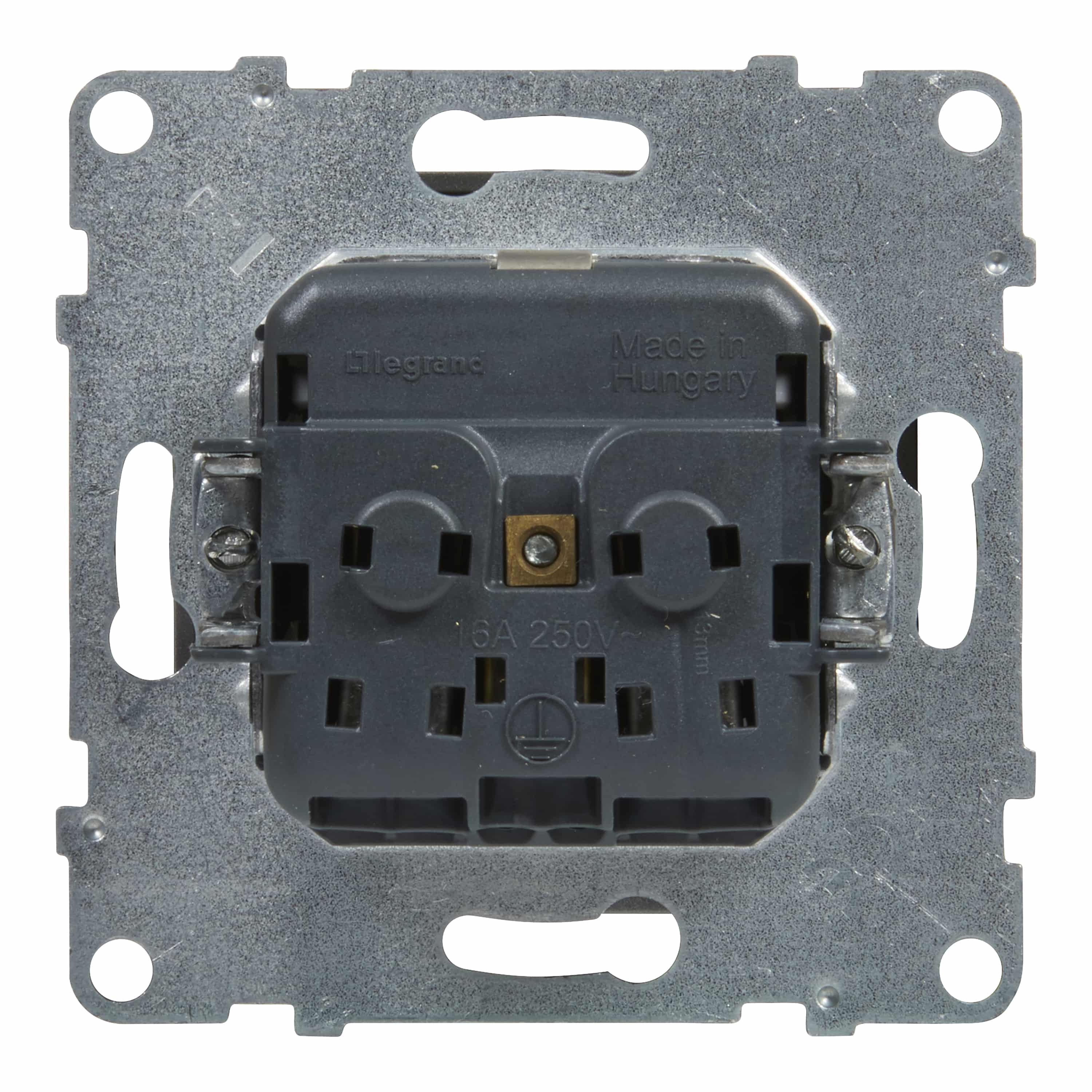LEGRAND - New Suno 2P+T Schuko Automático Alumínio