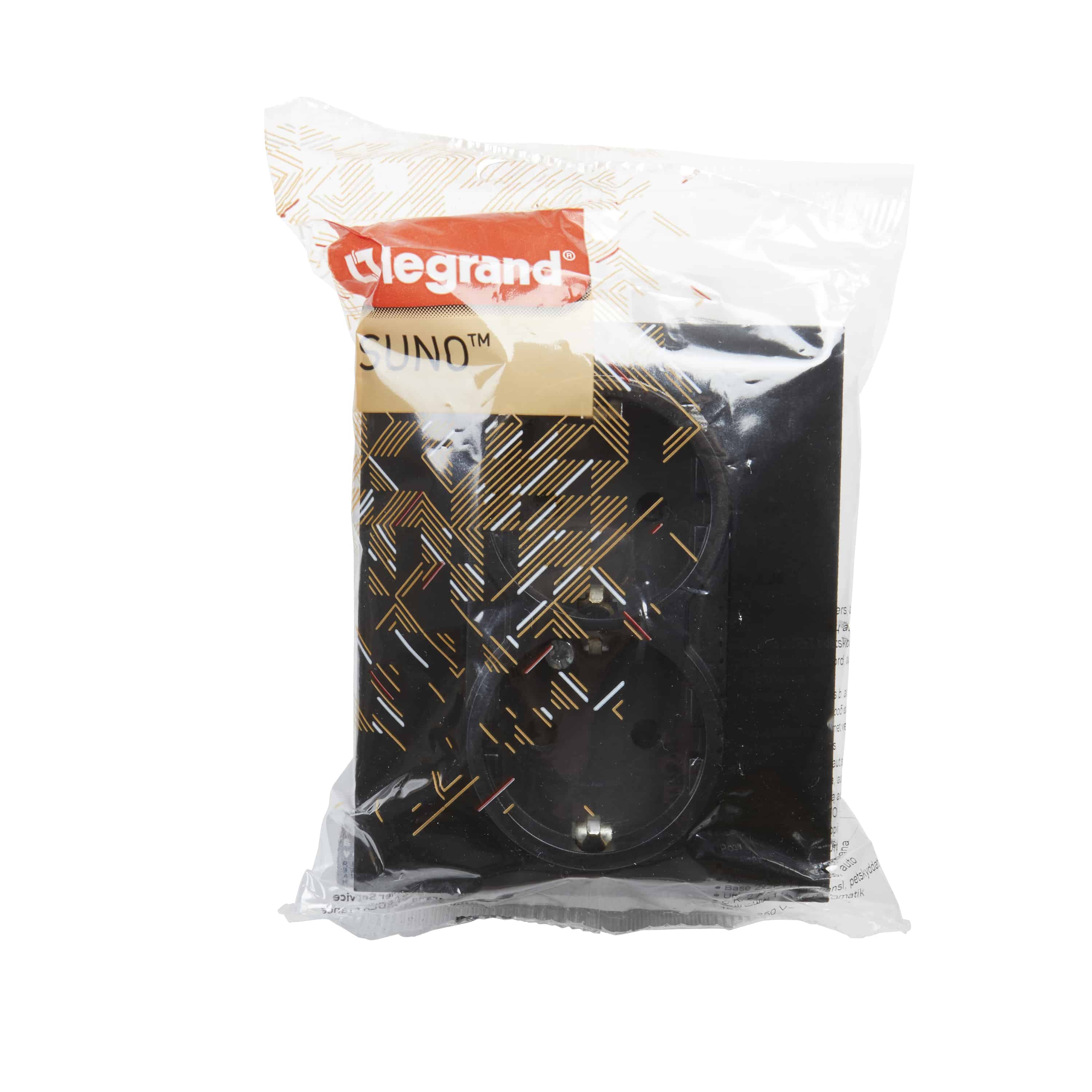 LEGRAND - New Suno 2 X 2P+T Schuko Preto