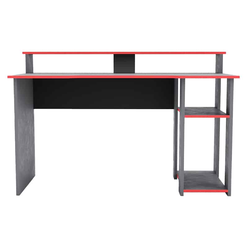 Secretária Gamer Vermelho Antracite