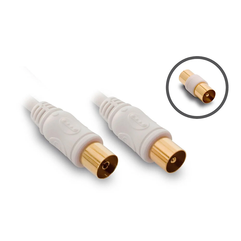 MCKENZIE - Prolongador Coaxial M/F 10M + Adaptador M/M
