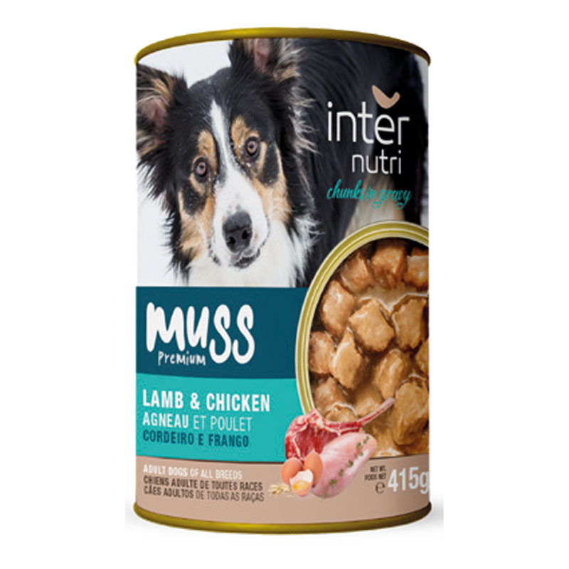 INTERNUTRI - ALIMENTO HÚMIDO PARA CÃO CORDEIRO & FRANGO