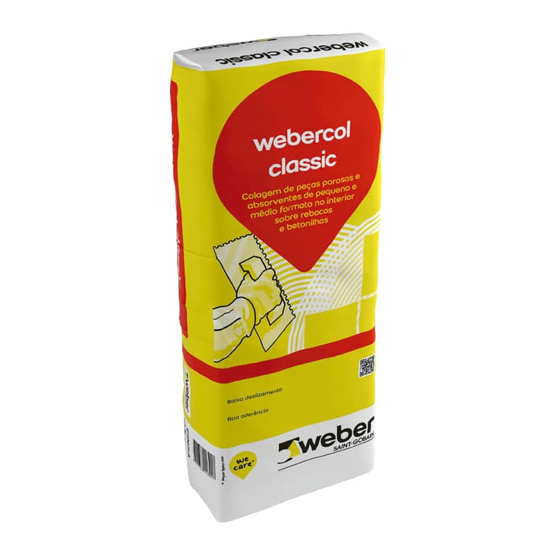 WEBER - Cimento Cola Webercol Classic Cinza 25Kg