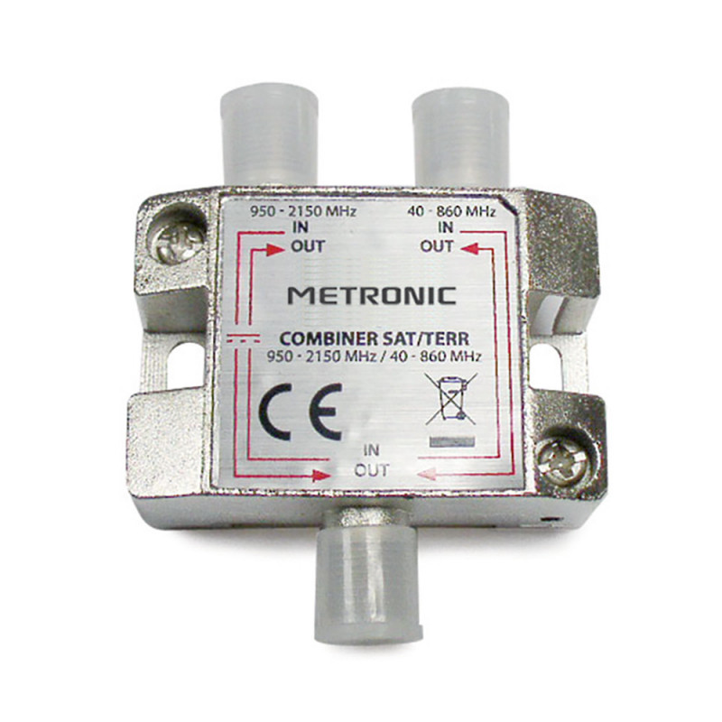 METRONIC - Misturador Sat/TDT 1 In 2 Out