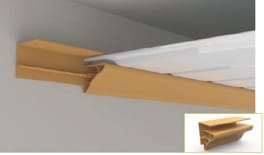 Sanca PVC Cinza 270Cm