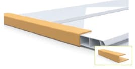 Remate PVC Cinza 270Cm