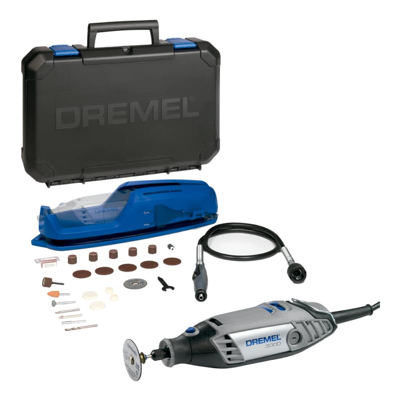 DREMEL - MULTI-FERRAMENTA DREMEL 3000JS 125W + ACESSÓRIOS