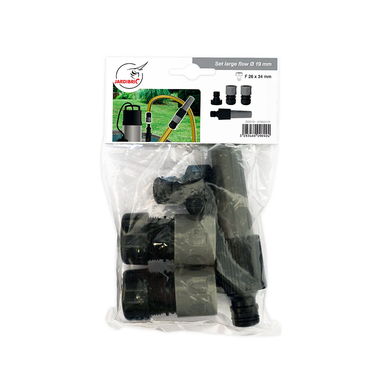 JARDIBRIC - Kit De Rega 19Mm Grande Caudal