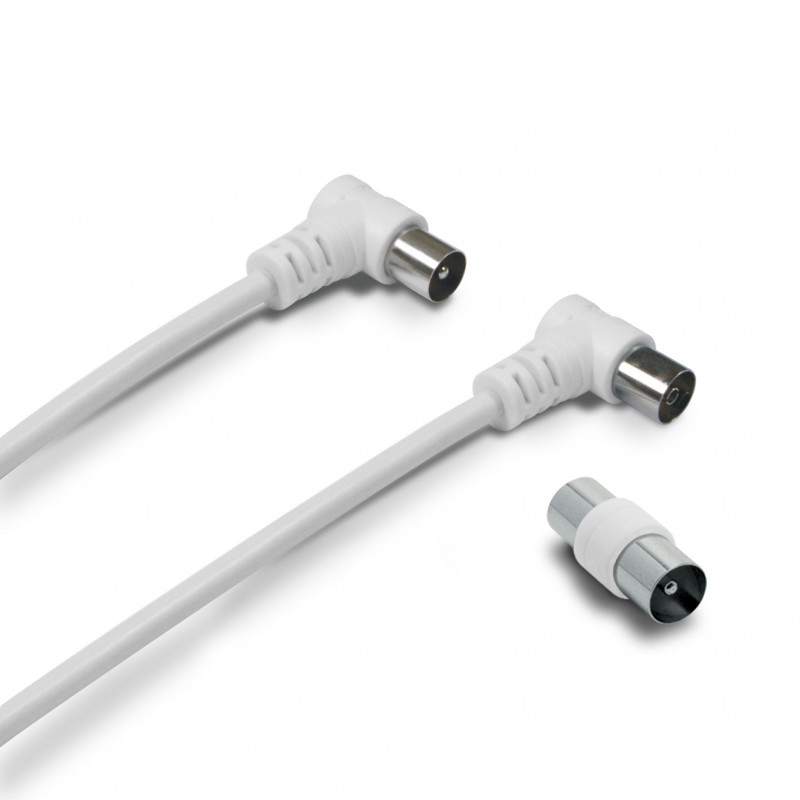 METRONIC - Prolongador Coaxial M/F 5M + Adaptador M/M