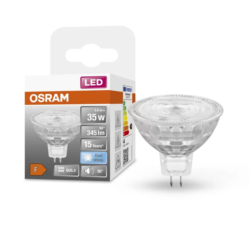 OSRAM - Luz Led Spot 4.6W 840 Gu5.3 350L