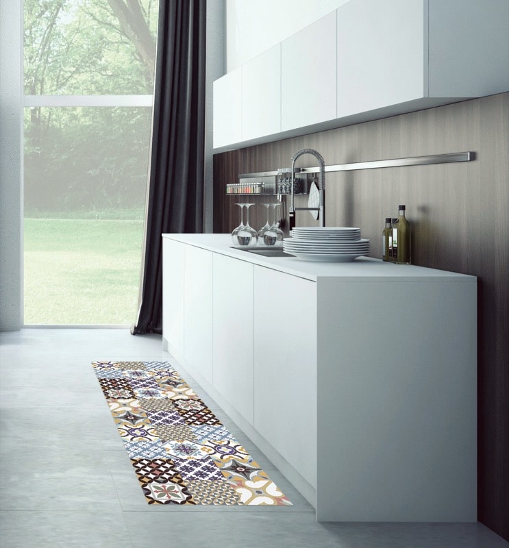 Stor Planet - Tapete Vinílico Estampado "CROMA" Hidráulico 60X200