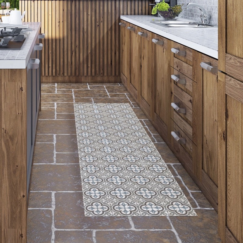 Stor Planet - Tapete Vinílico Estampado "CROMA" Hidra Taupe 60X200