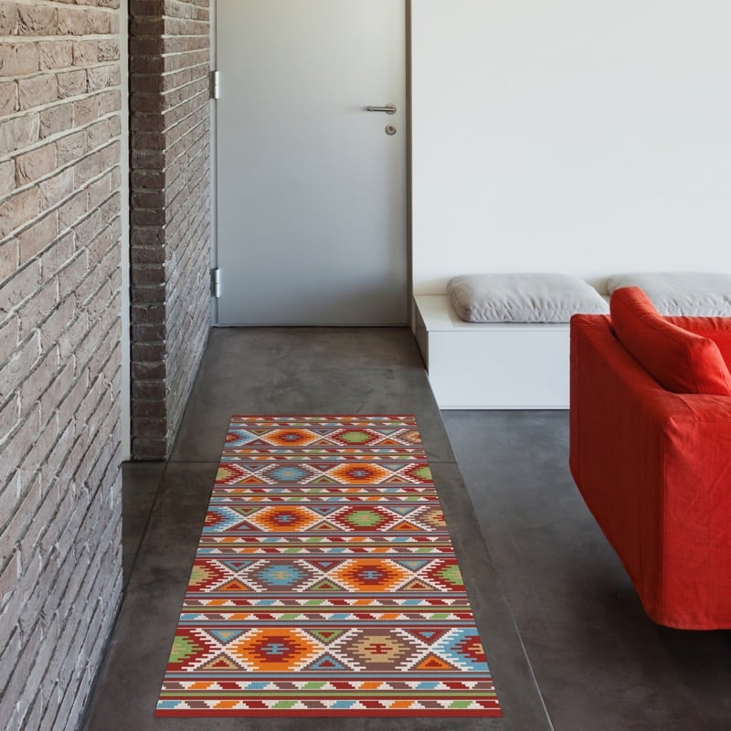 Stor Planet - Tapete Vinílico Estampado "CROMA" Kilim 60x200