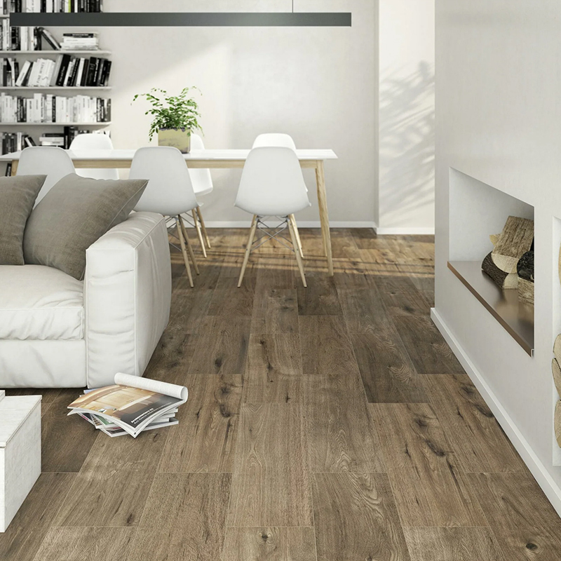 ECOCERAMIC - Pavimento Woodland Taupe 25X100 1.50M2