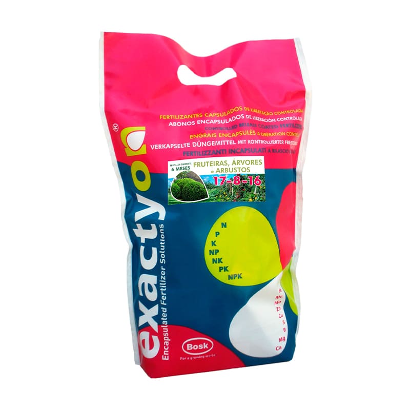 BOSK - Exactyon XS Fruteiras Árvores &amp; Arbustos 17-8-16 - 5 kg