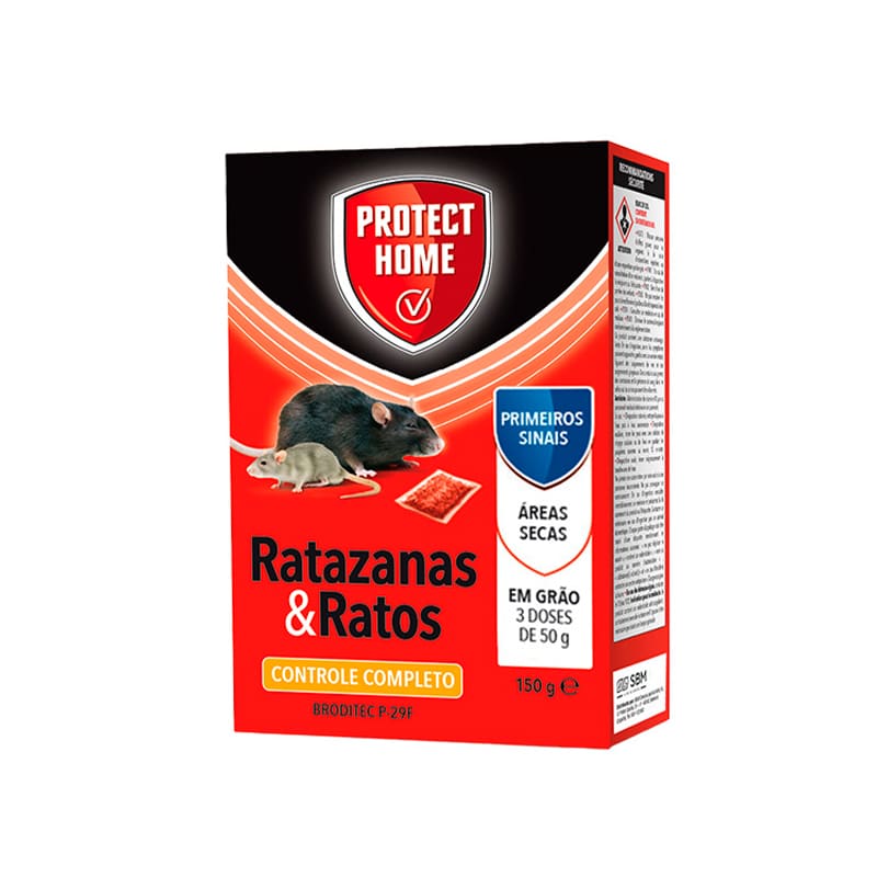PROTECT HOME - Rodicum Cereal Ratos e Ratazanas 3X50G