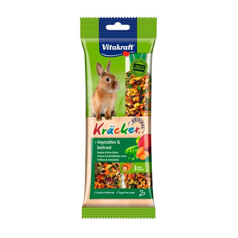 VITAKRAFT - Barritas Coelho Anão Vegetais 2UN