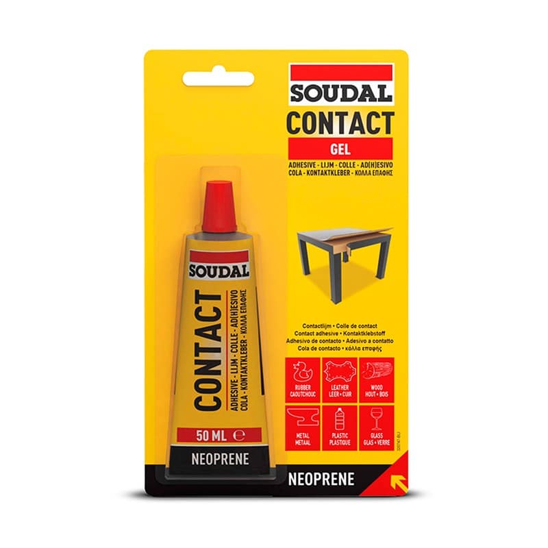 SOUDAL - Cola Gel Amarelo 50Ml