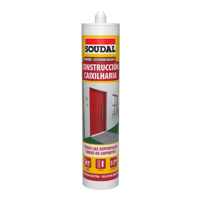 SOUDAL - Silicone Construção Neutro Castanho 290Ml