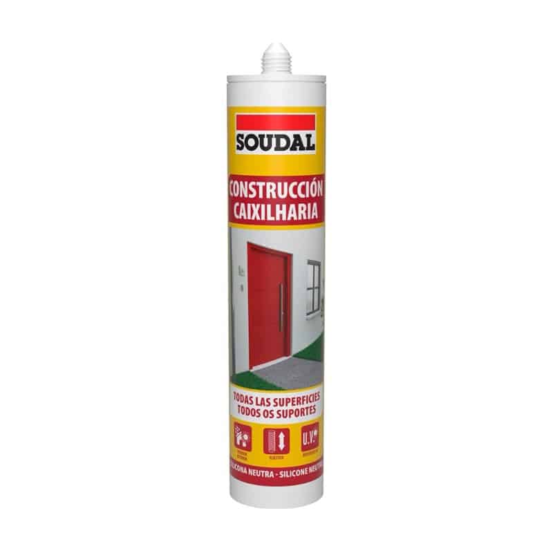 SOUDAL - Silicone Construção Neutro Bordeaux 290Ml