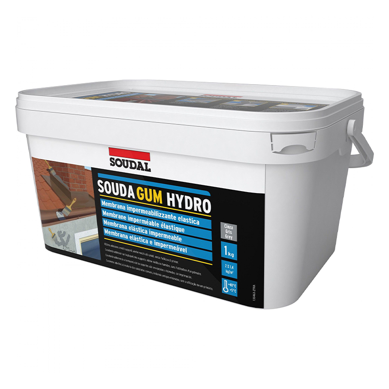 SOUDAL - Hydroblock Wet Cinzento Kit 1 kg