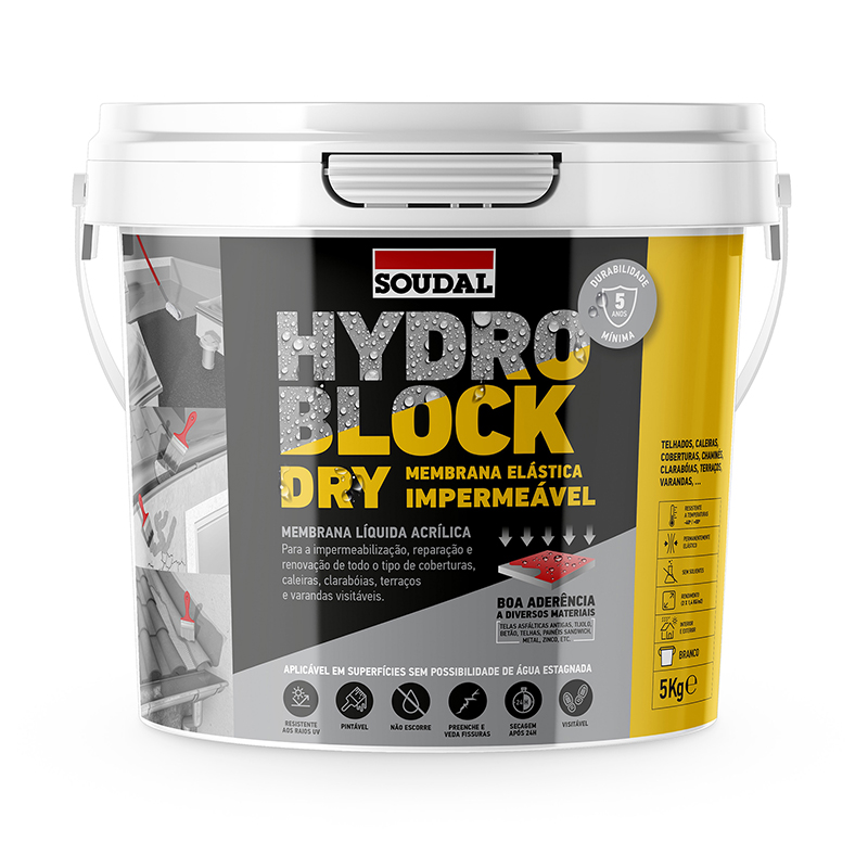 SOUDAL - Hydroblock Dry Terracota 5 kg