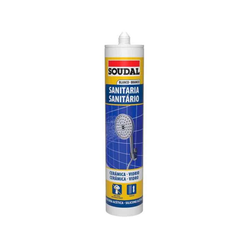 SOUDAL - Silicone Sanitário Acético Branco 290Ml