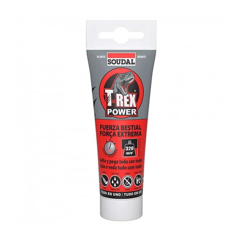 SOUDAL - Cola e Veda T-Rex Power Branco 125Ml