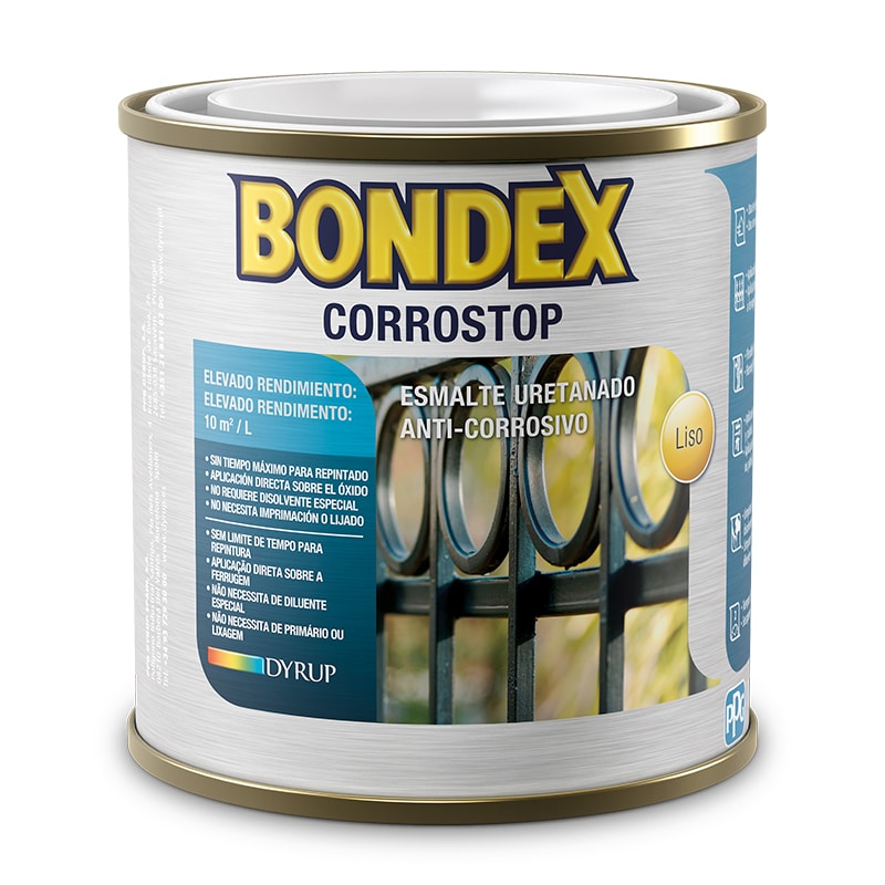 BONDEX - Esmalte Corrostop Azul Escuro Liso 250Ml