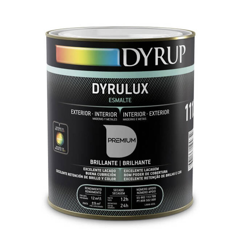 DYRUP - Esmalte Dyrulux Cinzento Perola 750Ml
