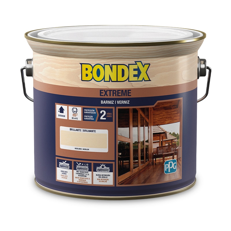 BONDEX - Verniz Extreme Brilhante Incolor 2500Ml