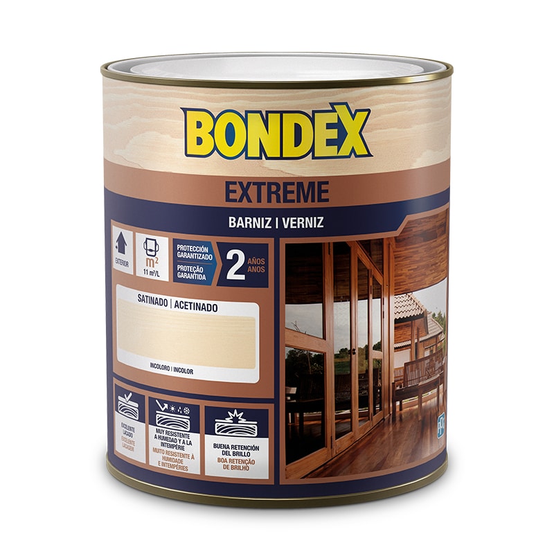 BONDEX - Verniz Extreme Brilhante Incolor  750Ml