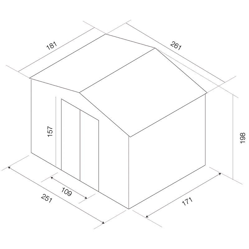 GARDIUN - ABRIGO CAMBRIDGE VERDE 4.72M2