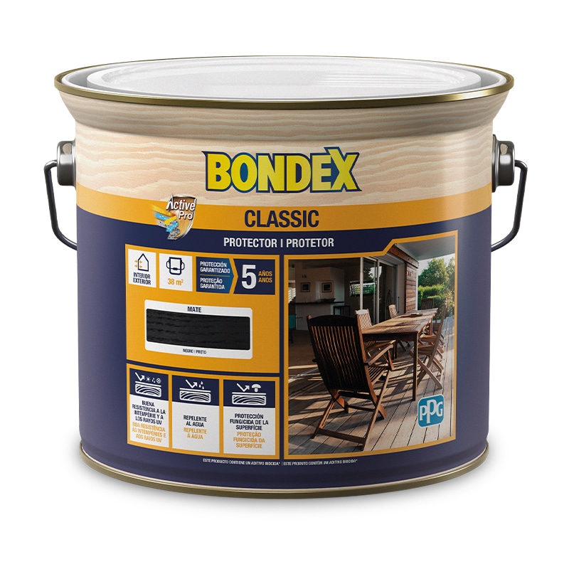 BONDEX - Velatura Mate Negro 2500Ml