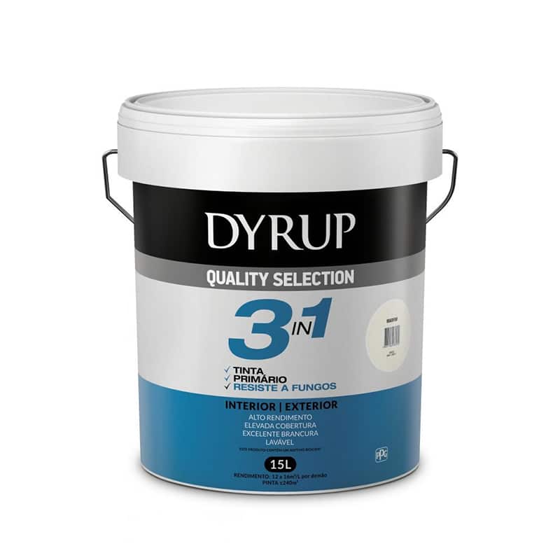 DYRUP - Tinta 3em1 Marfim 15L